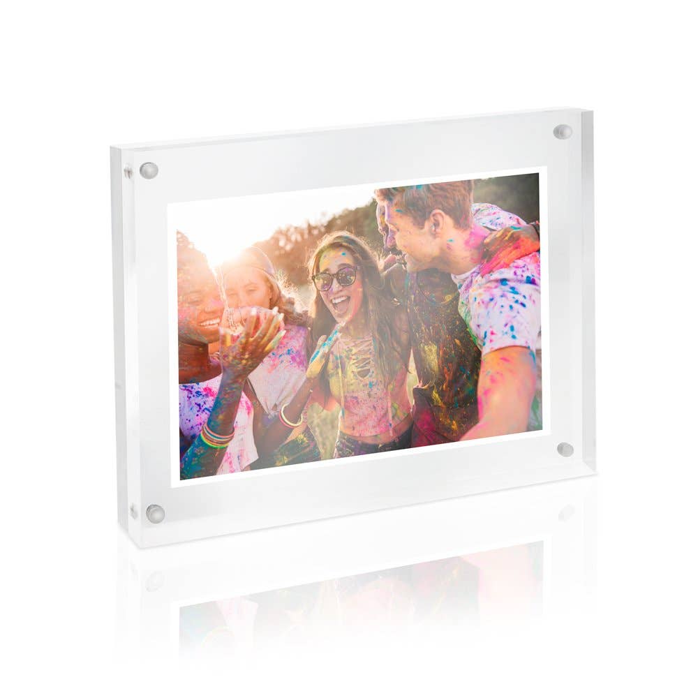 Isaac Jacobs International - Wholesale Picture Frame - Isaac Jacobs Super Thick Clear Acrylic Magnetic Photo Frame23