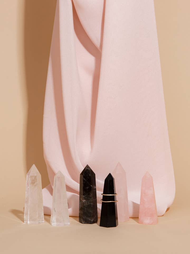 Punti dell'anello di cristallo per la vendita all'ingrosso da parte di Exclaimed Kate