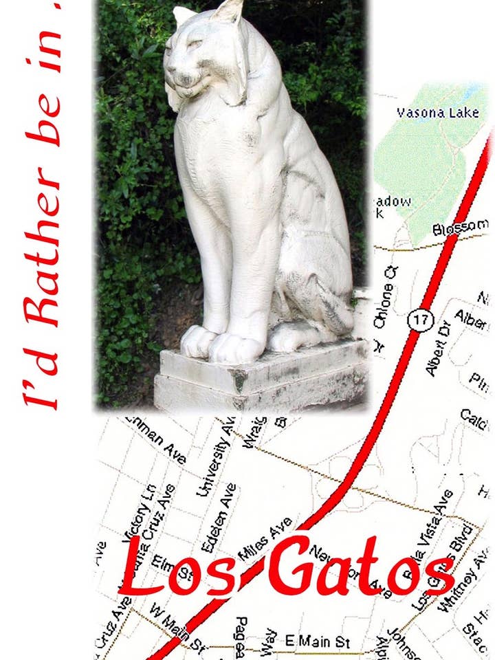 I'd Rather be in Los Gatos for wholesale by Just Write Arts