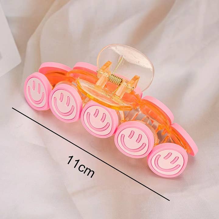 Purple Myrtle - Wholesale Hair Clip - Women's - Cute Smiley Alligator Hair Clips for Women / Teens/ Girls 4