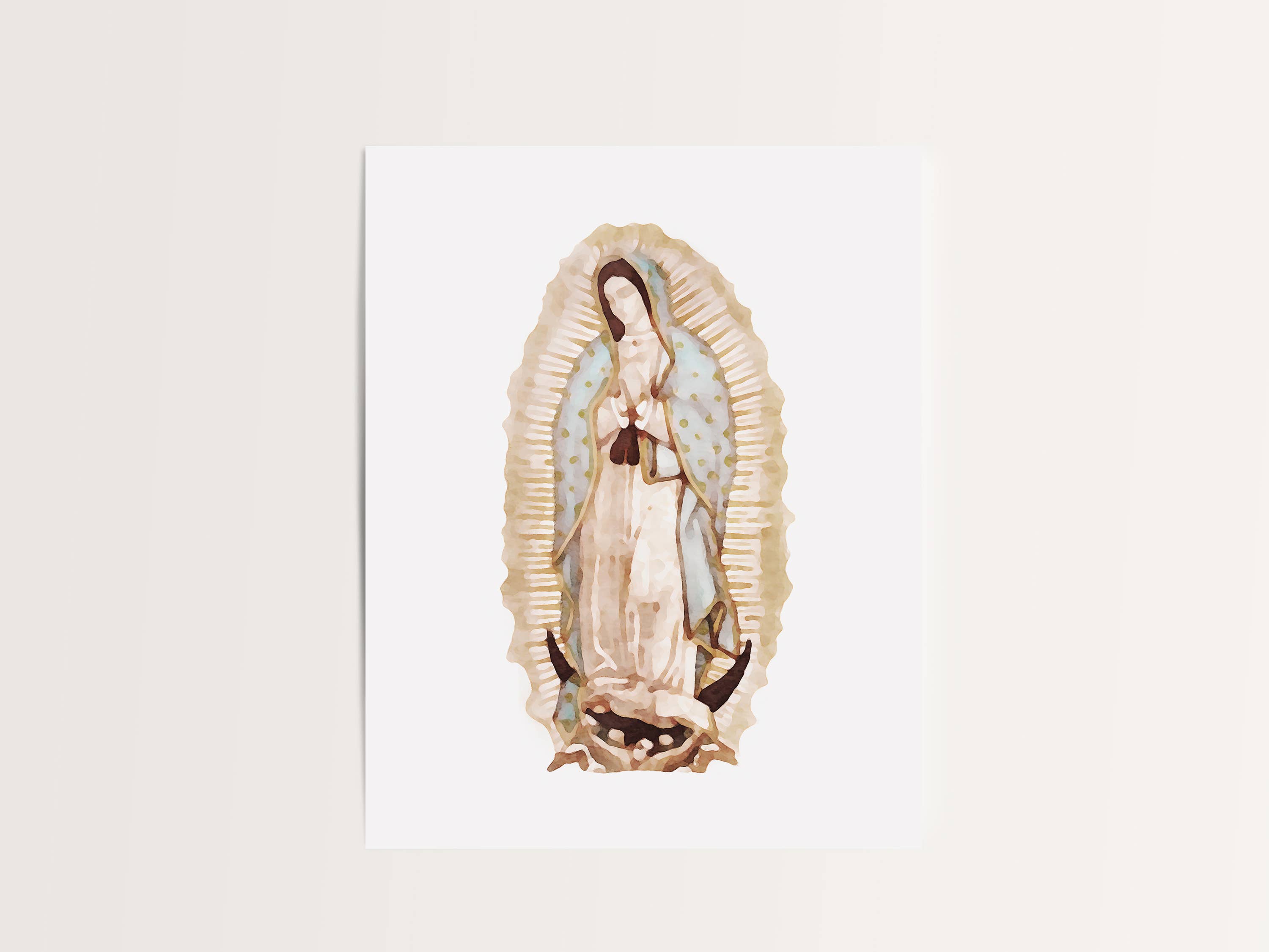 Reap+Sow - Wholesale Art Print - Our Lady of Guadalupe Watercolor Art Print3