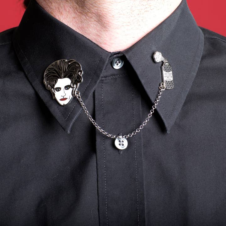 Dirty Lola - Wholesale Lapel Pin/Button - GOTHIC NET - ENAMEL PIN - LAPEL PIN SET
