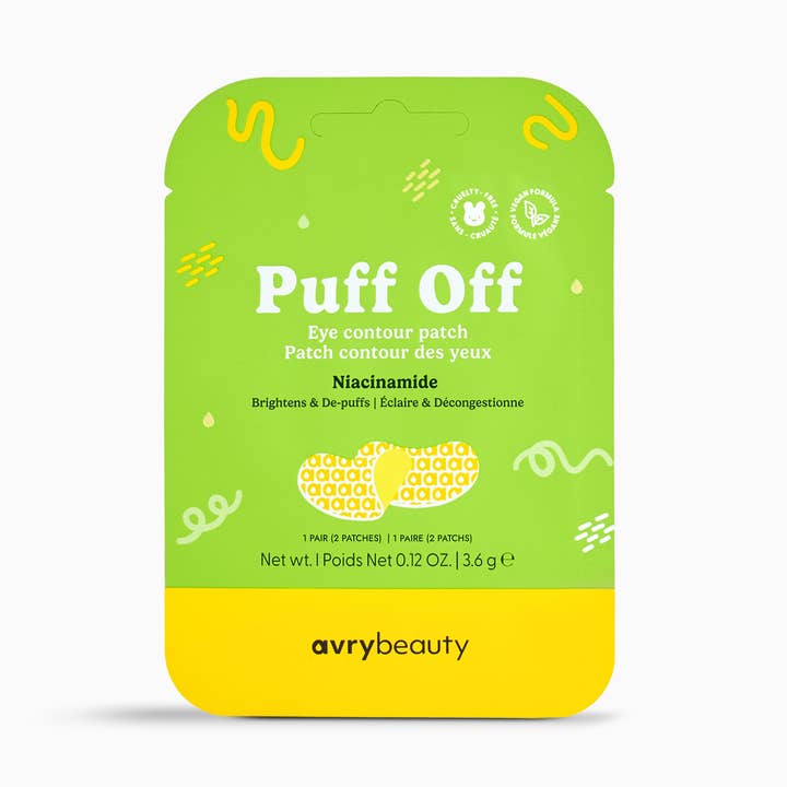 AvryBeauty - Wholesale Skincare Face Mask - Puff Off Eye Contour Patch - Niacinamide0