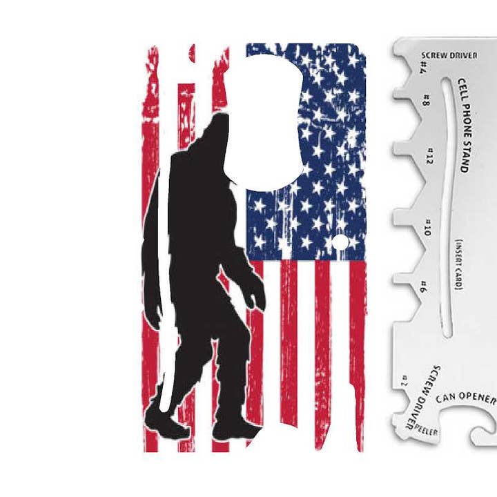 Carteira Multi-Ferramenta Sasquatch Bandeira por atacado de JAC Wholesale