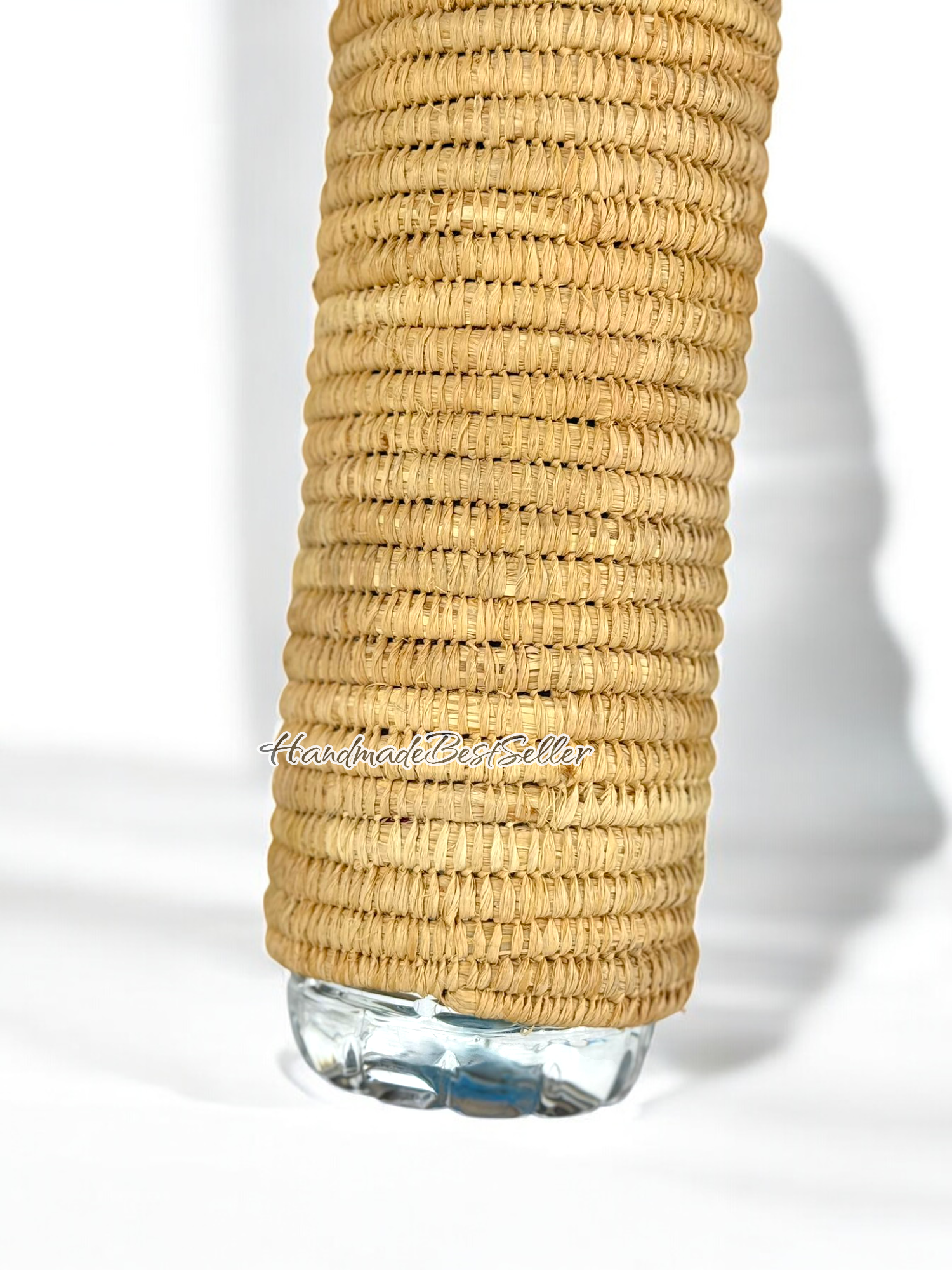 HandmadeBestSeller - Wholesale Bottle Rack/Holder - Handmade Straw Bottle Covers | Eco-Friendly Drink Holders3