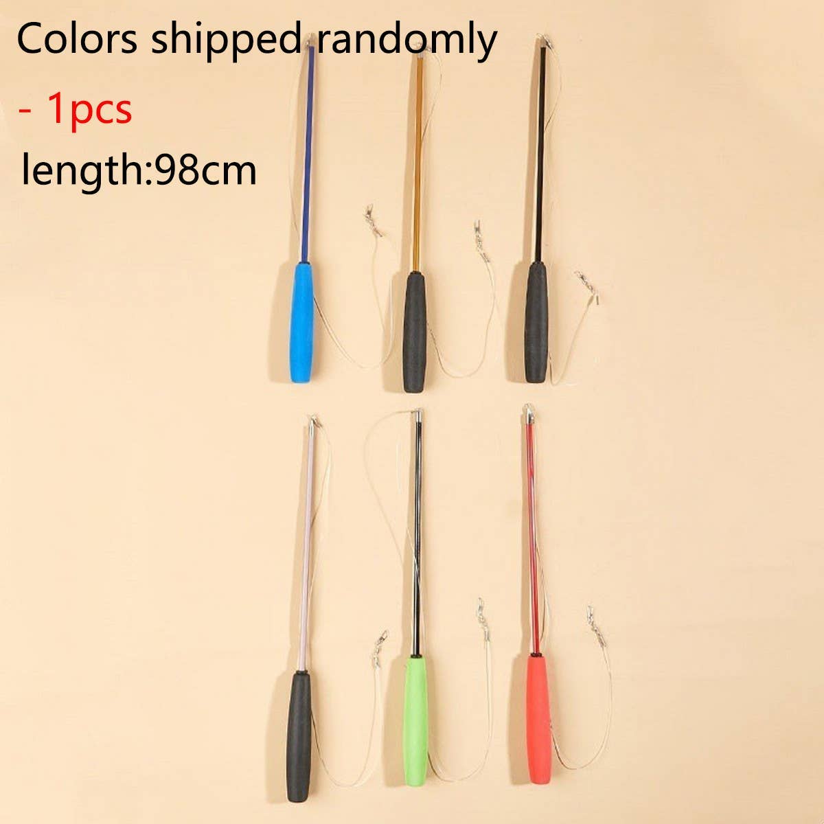 PAWPAWwholesale - Wholesale Pet Toy - Cat - Insect Teaser Wand for Cats – Refill Bug Heads_CWMM679510