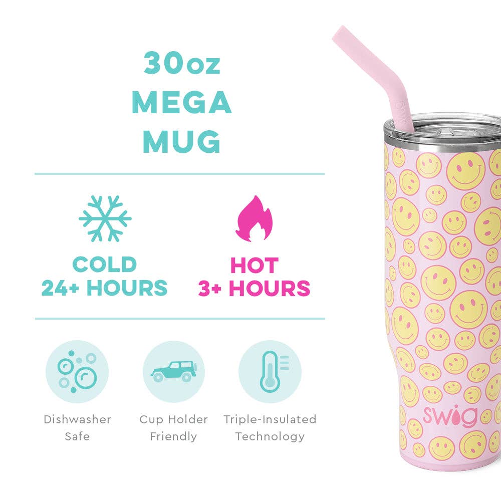 Swig Life - Wholesale Insulated Mug/Tumbler - Oh Happy Day Mega Mug (30oz)2