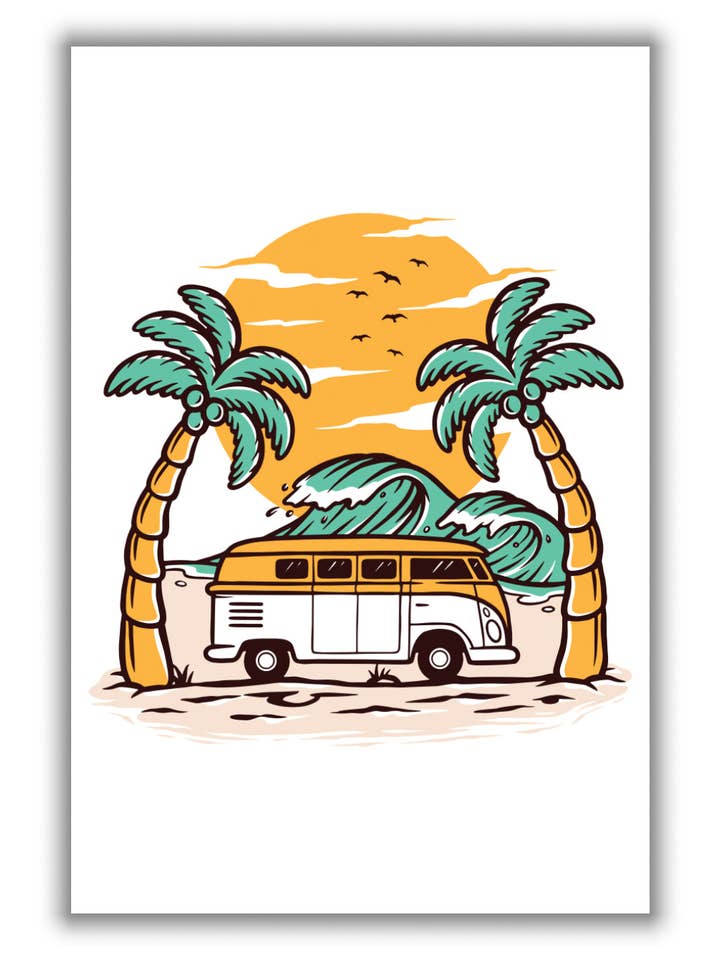 Between two palms for wholesale by Stanley Print House