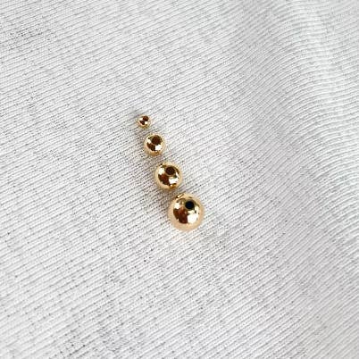 Js Wholesale Jewelry - Wholesale Beads - 14K Gold Filled Non Tarnish Spacer Beads,2.5mm Gold filled4