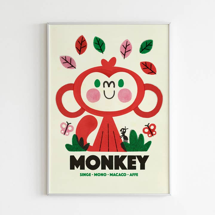 Monkey | Kunsttryk for engroshandel hos Pintachan Studio