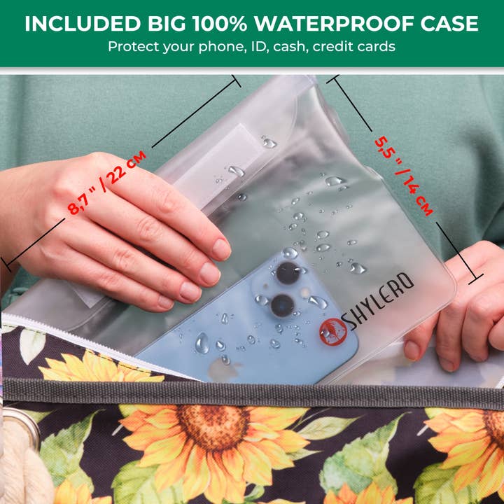 Beach Bag and Pool Bag | Water Repellent | Sunflowers for wholesale on Faire4