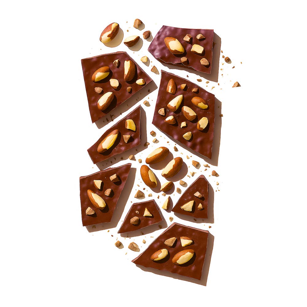 DIRTY COW CHOCOLATE - Vendita all'ingrosso Barretta di cioccolato - **NUOVO** Barretta di Cioccolato Vegana a Base Vegetale Brazillionaire1