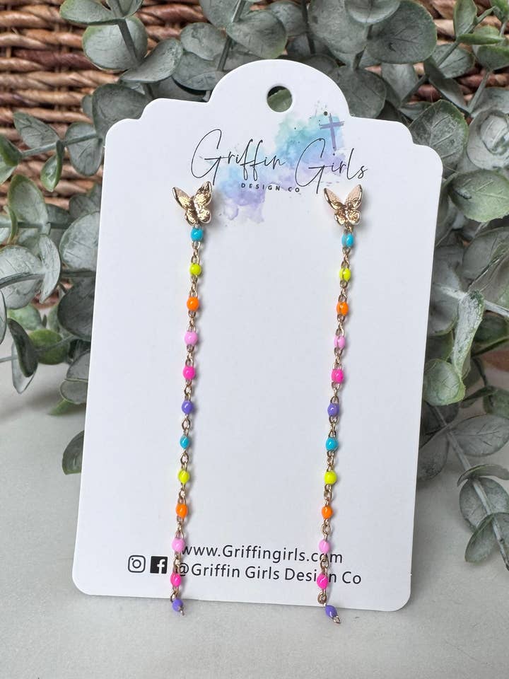 Confetti Chains with Butterfly for wholesale by Griffin Girls Design Co