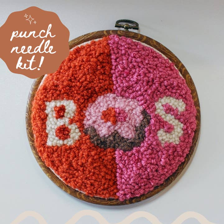 Homebody DIY - Vente Kit de bricolage - Kit de débutant DIY Punch Needle Dunkin' Donuts (Copie)0