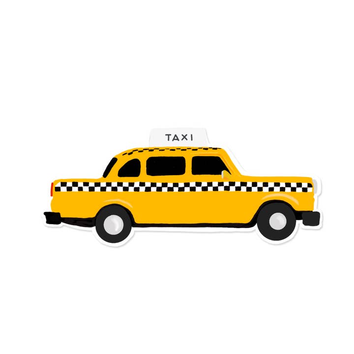 Slightly Stationery - Wholesale Sticker - Taxi Sticker | Taxi Cab Sticker