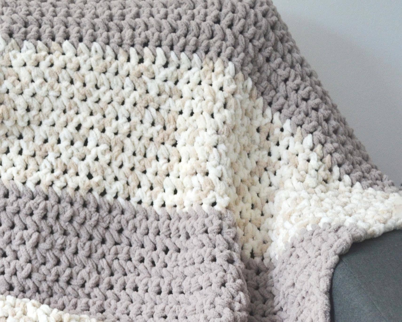 Atlantic Canada Design - Wholesale Throw Blanket - Custom Handmade Knit Blanket With Initials, Chenille Yarn4