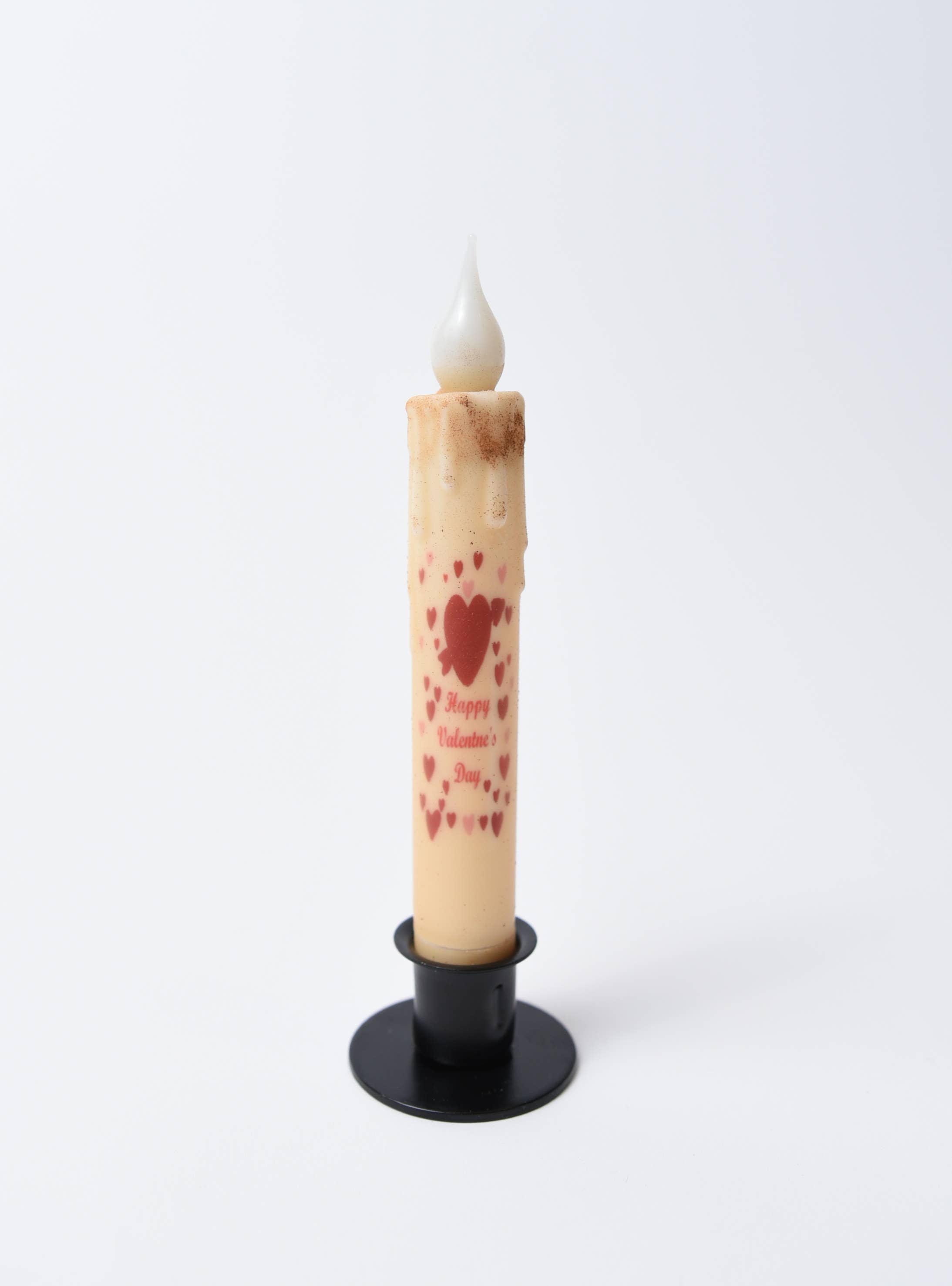 LMS Wholesale - Wholesale Flameless Candle - Happy Valentines Day LED Timer Taper Candle