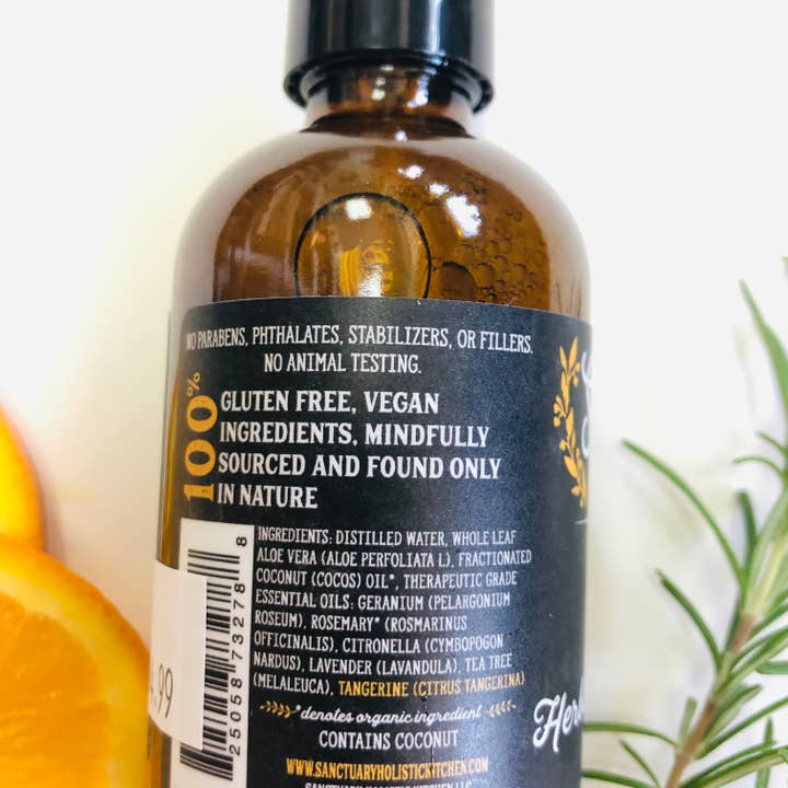 Sanctuary Holistic Kitchen - Wholesale Insect Repellent - 4oz - Herbal Insect Repellent1