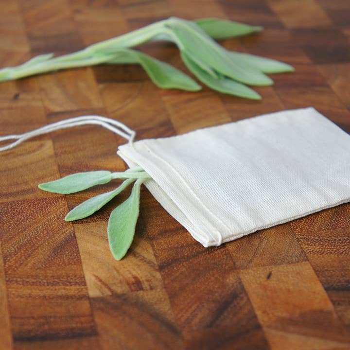 Fox Run Brands - Wholesale Food Storage Wrap/Bag - Fox Run Bouquet Garni Bags, Set of 4, 4" x 3" x 0.25"