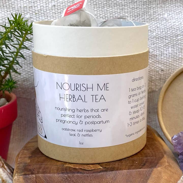 Nourish Me Tea for wholesale by Sister Herb