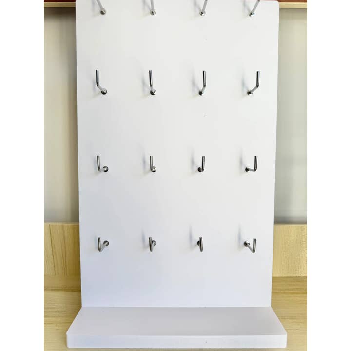 Little Joys - Wholesale Retailer Display Stand/Case - White 16 Hook Pin Stand