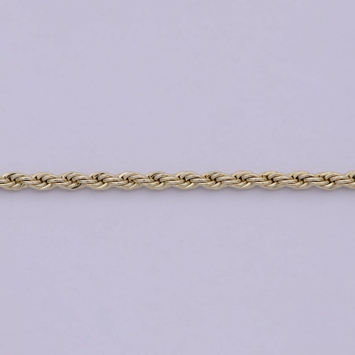 Aim Eternal - Vente Collier maille et chaîne - Collier Chaîne Corde Torsadée - Chaîne de Collier en Or Rempli 14K - Collier Corde de 20 Pouces avec Fermoirs Mousqueton | Prix de Liquidation WA-5262