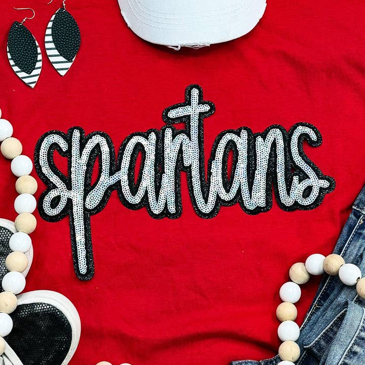 Spartans paljettmärke för wholesale av Trendy Transfers