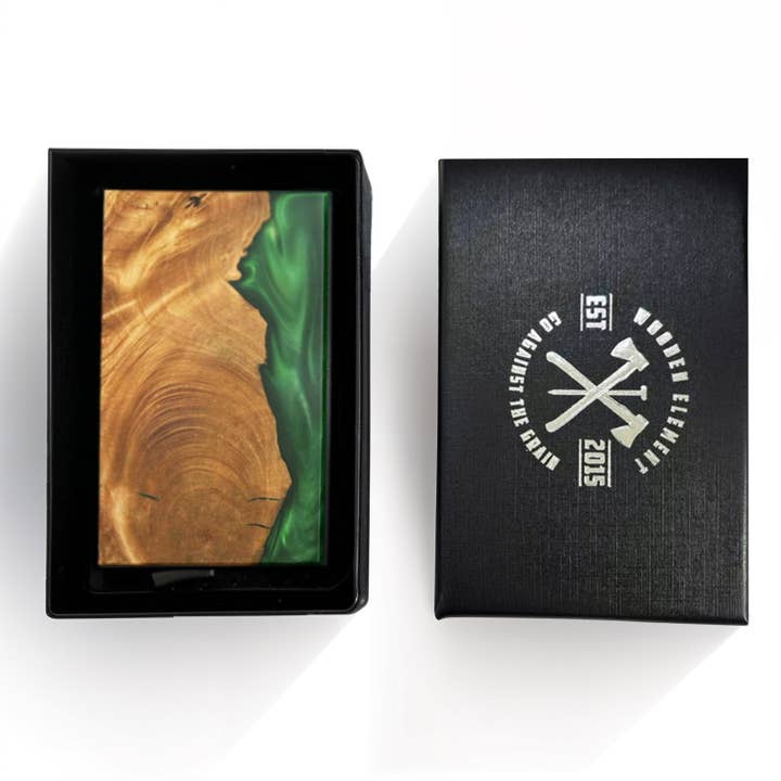 Wooden Element - Wholesale Wallet - Unisex - Wood/Resin Smart Pop-up Wallets (Assorted pack of 11)37