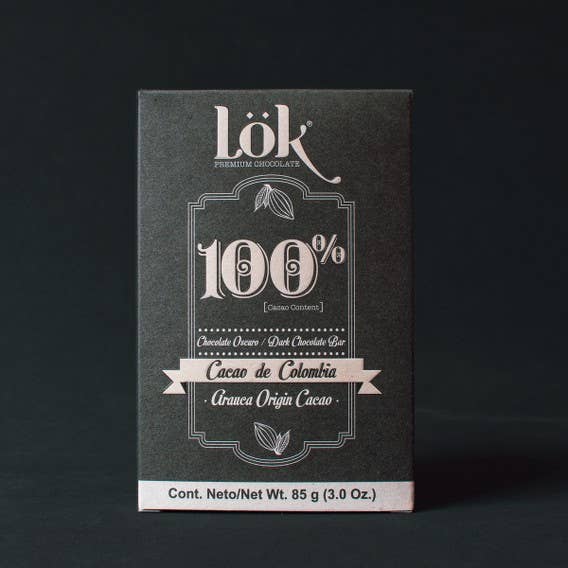 Lök Chocolate Bar 100% for wholesale by Lök Foods UE