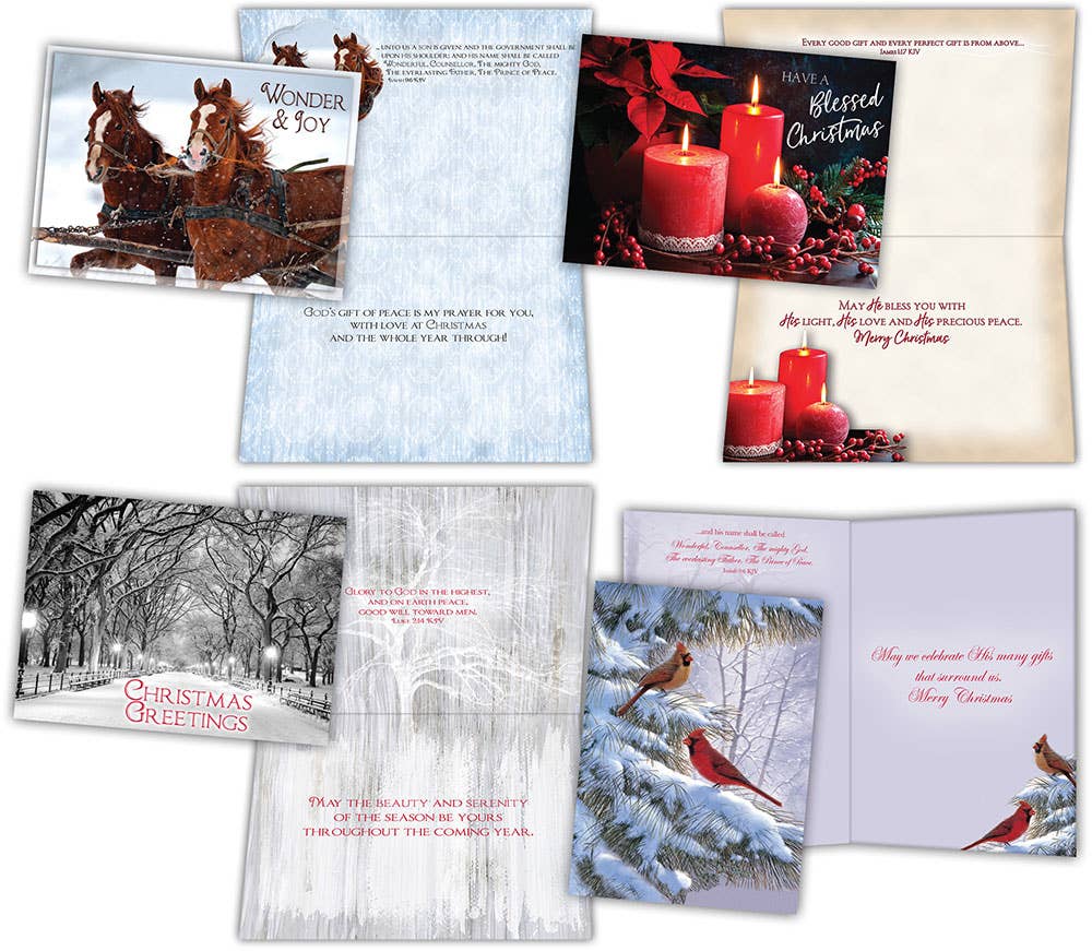 Crown Point Graphics - Wholesale Christmas Card - Glory to God - Large Christmas Card Boxed Assortment2