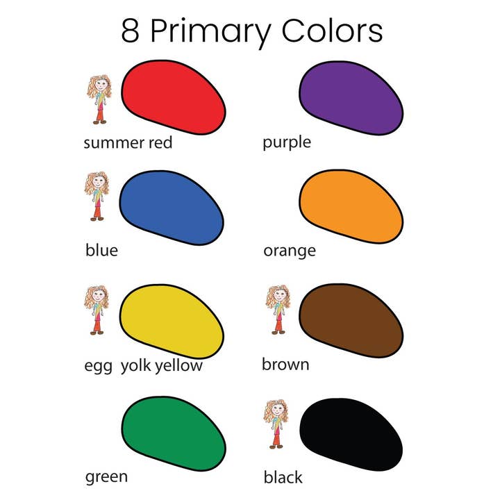 Crayon Rocks - Wholesale Crayons - Kids & Baby - 8 Colors in a Muslin Bag. Very Popular for All Ages.