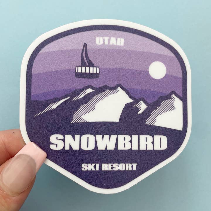 Snowbird Ski Resort Sticker for wholesale by MOJA