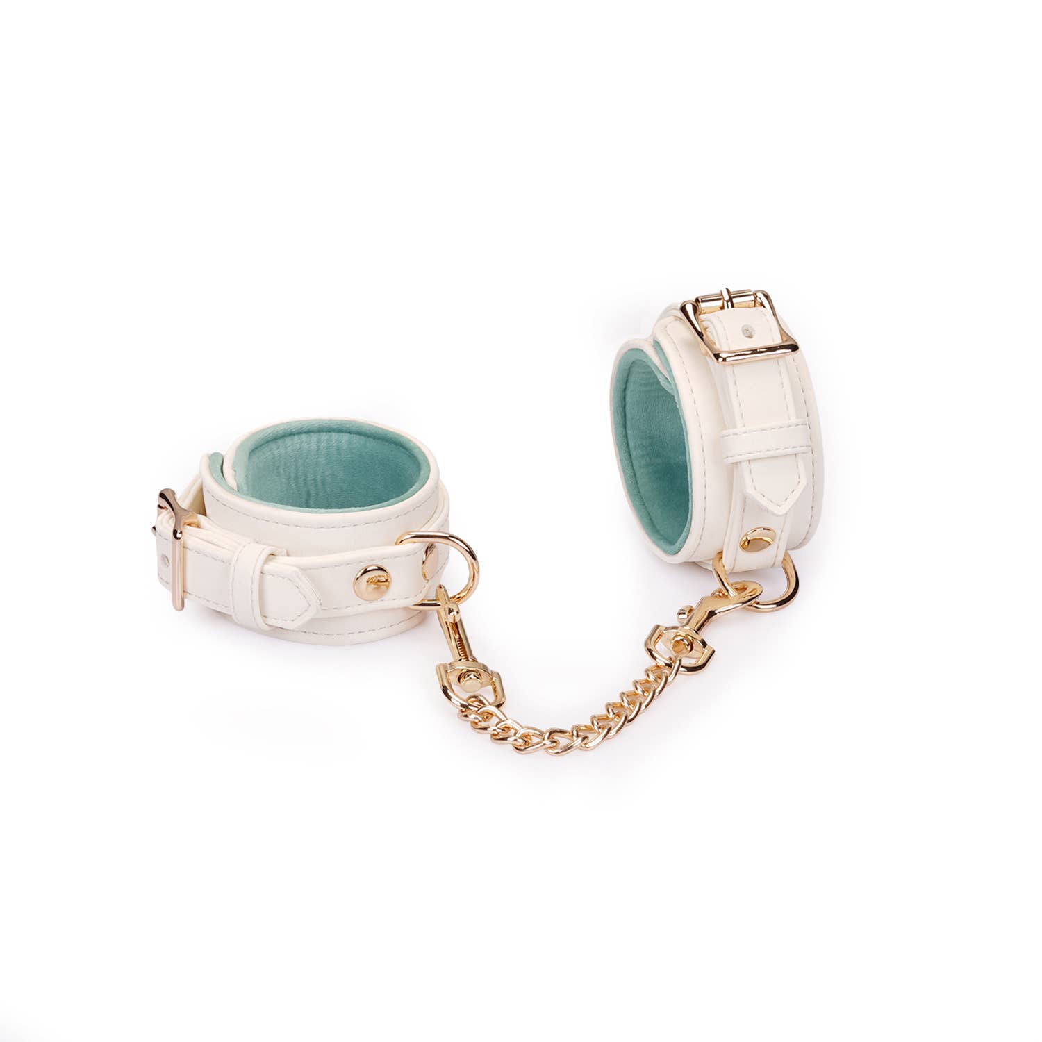 Liebe Seele - Wholesale Sex Toy - Boudoir Amor Vegan Ankle Cuffs White3