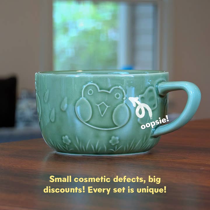 *Derpy!* Rani Mug and Lid Sets || Rani the Froggie for wholesale by Kittygorian