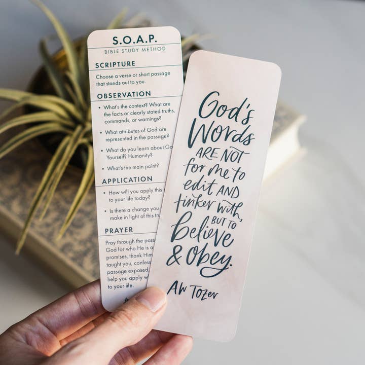 Lauren Ibach - Wholesale Bookmark - SOAP Bible Study Bookmark5