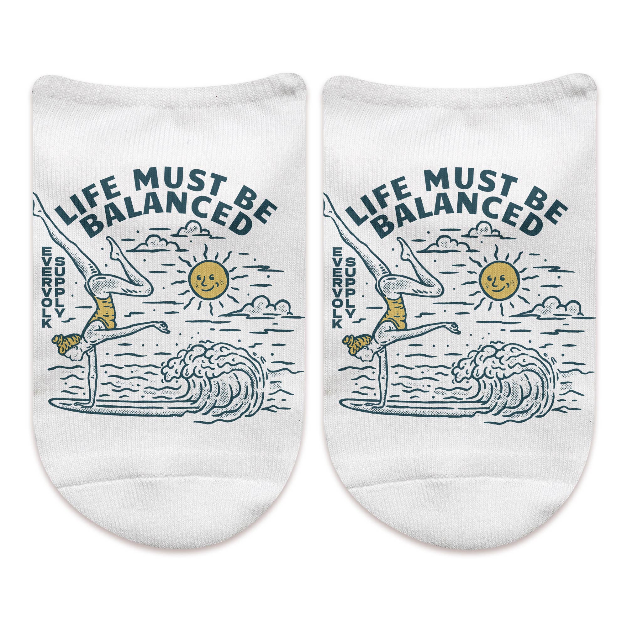 Sockprints - Wholesale Socks - Unisex - Your Design Goes Here - Custom Printed Cotton No Show Socks6