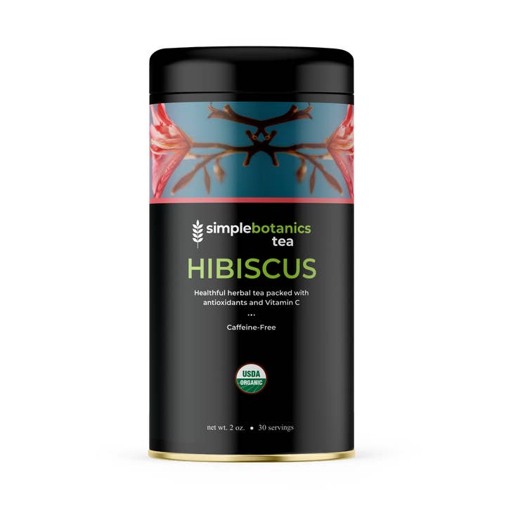Hibiscus Tea Bags Organic (Pack of 30 Tea Bags) for wholesale by Simple Botanics