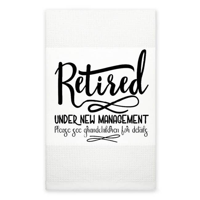 Serviette gaufrée - Retraitée. Sous New Management. pour la vente par Mariasch Studios