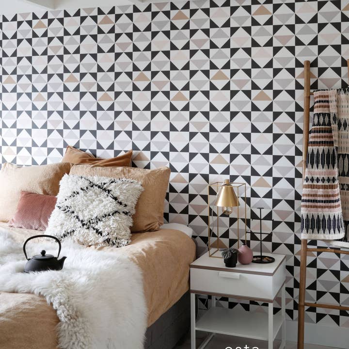 The Design Department b.v. - Wholesale Behangrol - Behang grafische driehoeken37