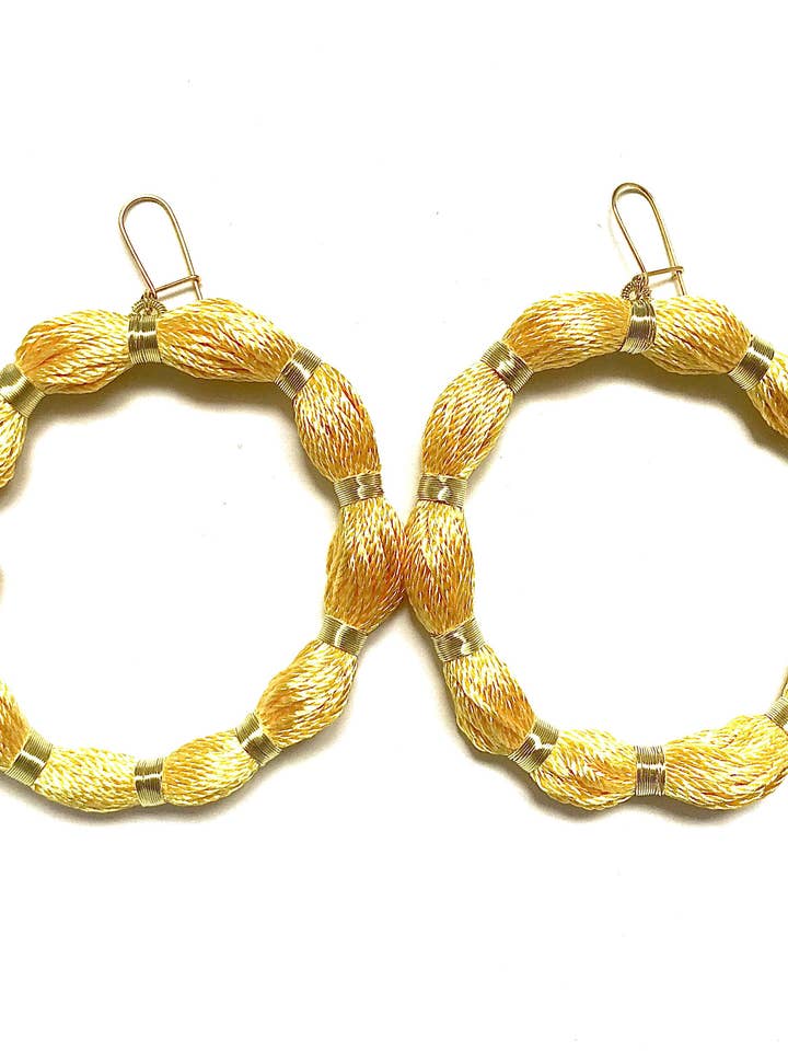 Giallo Hoops, Venice Collection for wholesale by David&Martin Jewellery