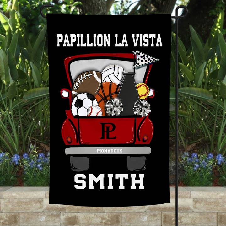 Papillion La Vista High School All Sports Flag for wholesale by Traci's Fun Creations