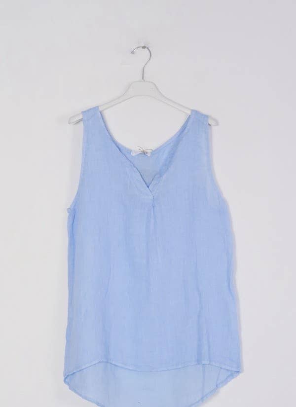 LÉA & LUC - Wholesale Tunic - Women's - 100% Linen Tank Top REF. 380097