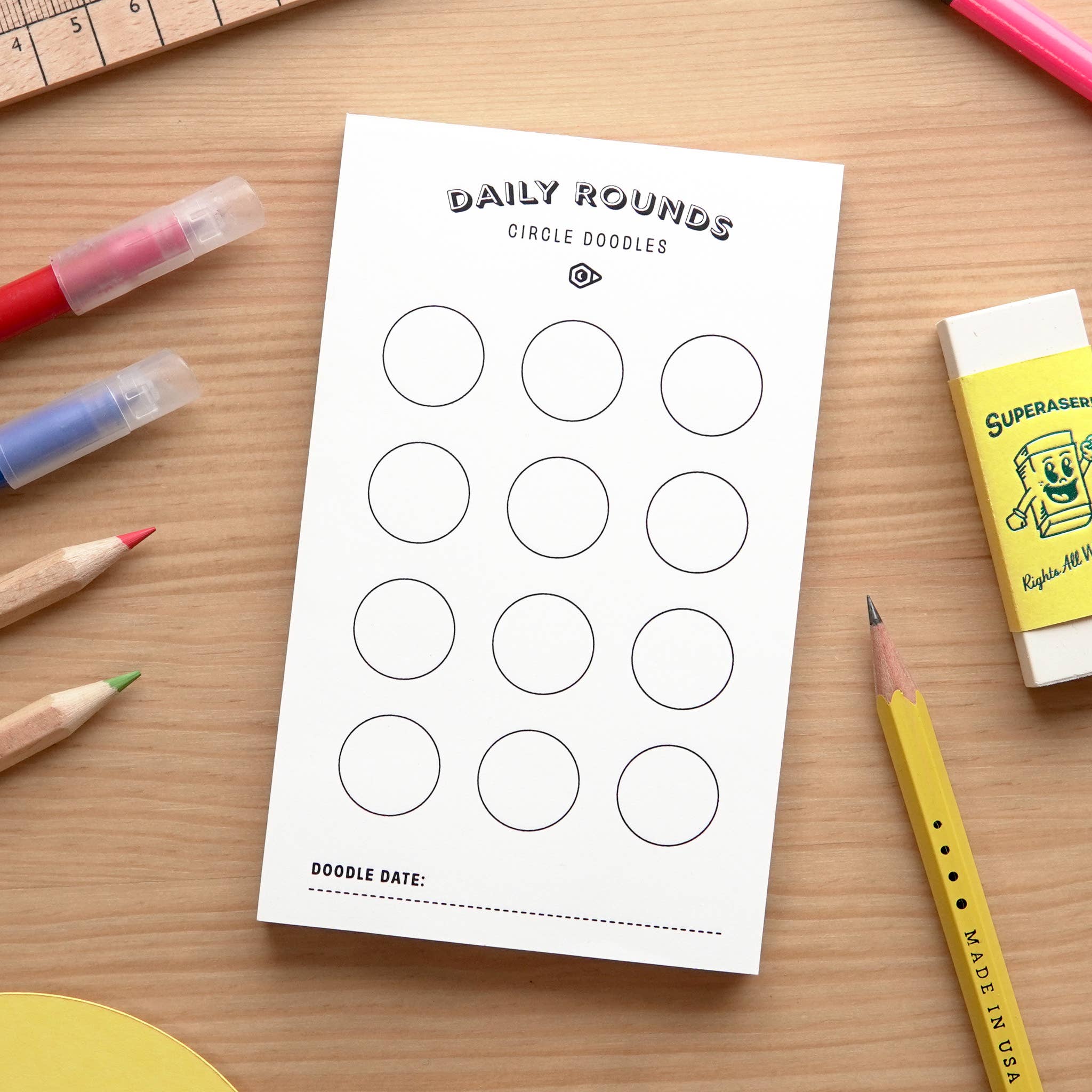 Odd Goose Stationery – wholesale Notepad – Daily Rounds Creative Notepad for Drawing & Colouring3