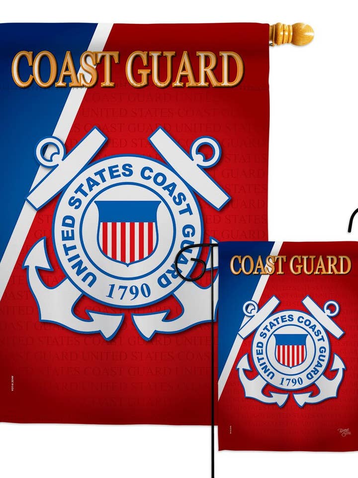 Coast Guard Armed Forces Military Decor Flag for wholesale by Two Group Flag Co