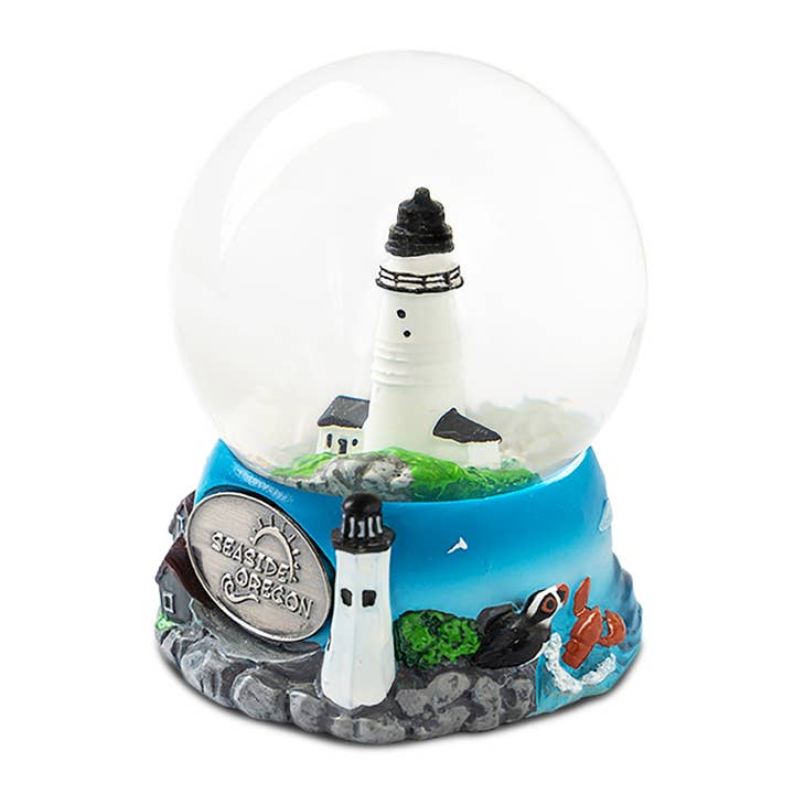Animals Forever, Inc - Wholesale Snow Globe - Lighthouse 65mm Snow Globe {Requires namedrop, customize}