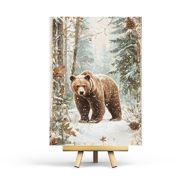 Bear - Postcard for wholesale by Penpaling Paula