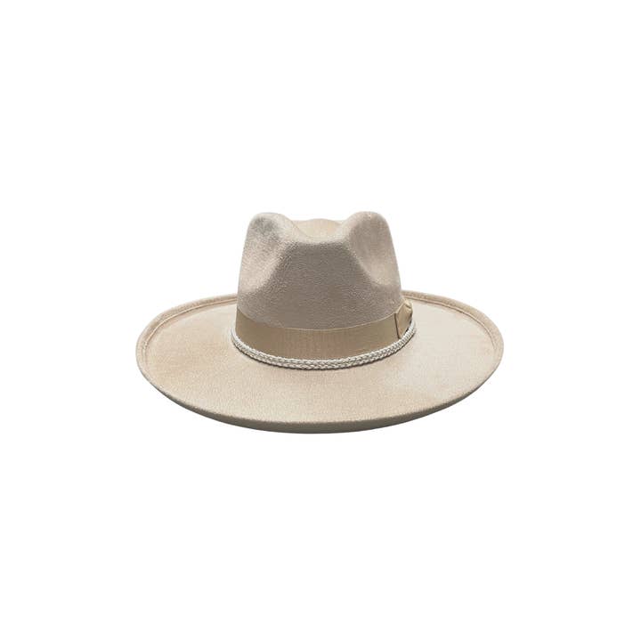 The Modern Cactus Co - Vendita all'ingrosso Fedora - Donna - Cappello Fedora Brooke con Tesa Rigida a Matita Vegan con Accessori2