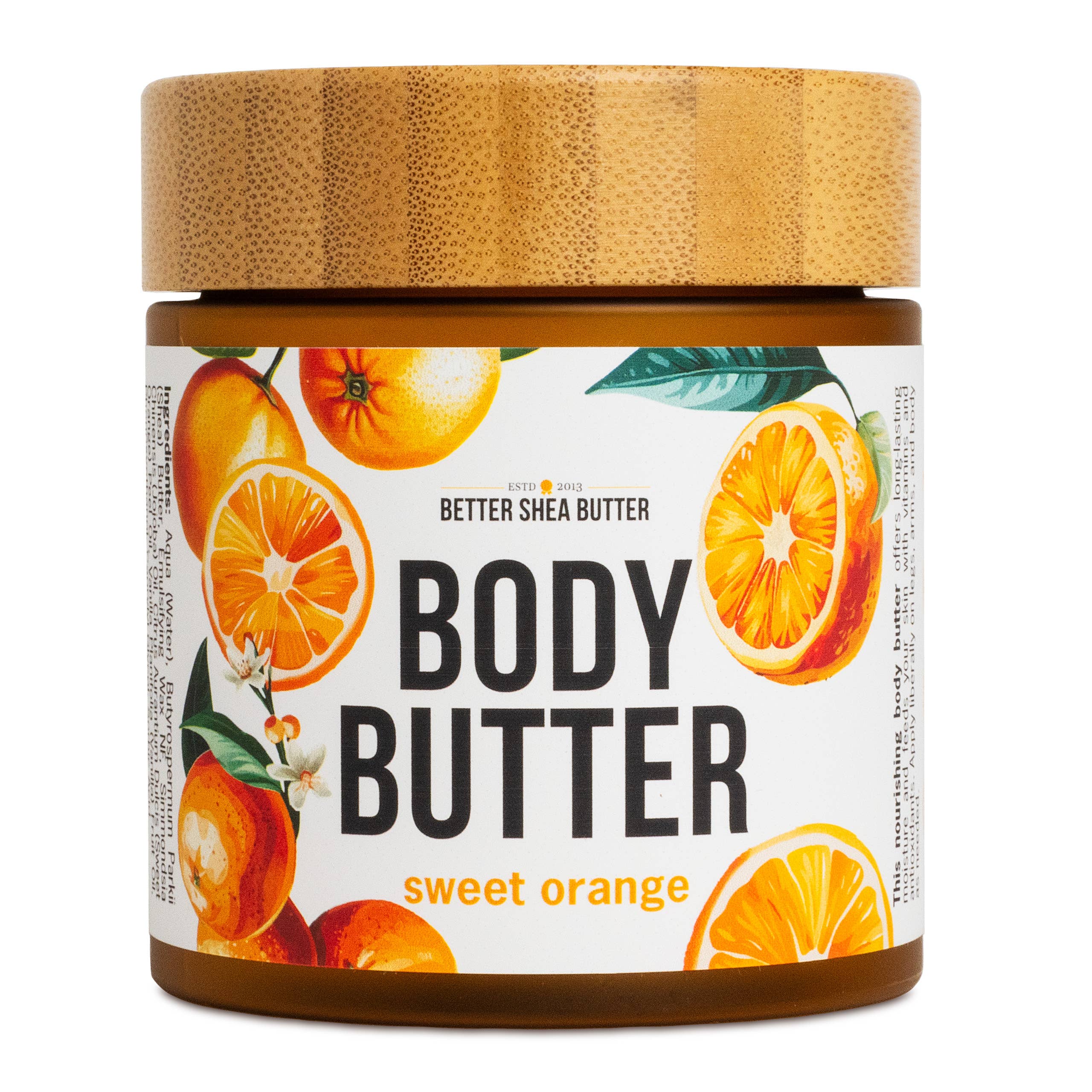 Better Shea Butter - Wholesale Body Balm/Butter - Sweet Orange Body Butter with Shea Butter and Essential Oils0