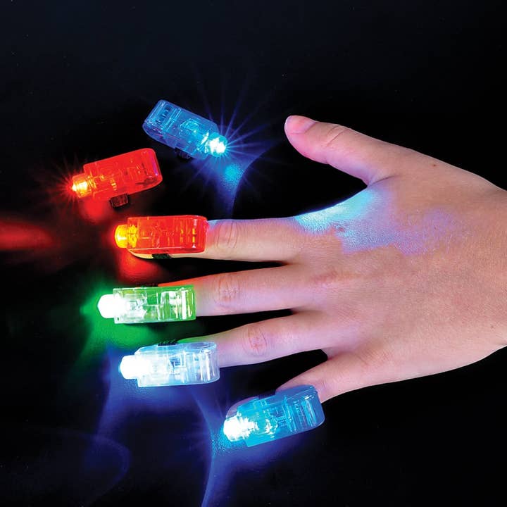 La Luna Bella - Toys - Wholesale Light-Up Toy - Kids & Baby - 1" LIGHT-UP FINGER BEAMS LLB Light-up Toys
