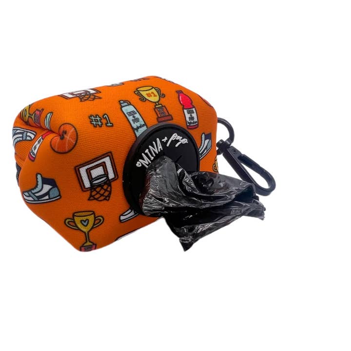 Mina + Pup - Wholesale Pet Poop Bag Dispenser - GOT GAME? BASKETBALL AND SPORTS LOVERS DOG POOP BAG HOLDER1